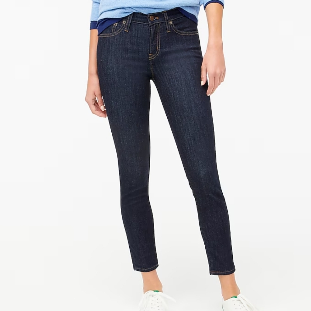 J.Crew Factory 9" Mid-rise Skinny Jean in Signature Stretch Size 27